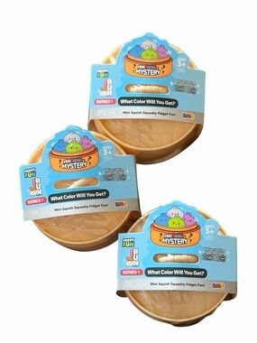 Crazy Fun Holographic Mini Mystery Squishy Bun  bundle/lot from RMS, NWT